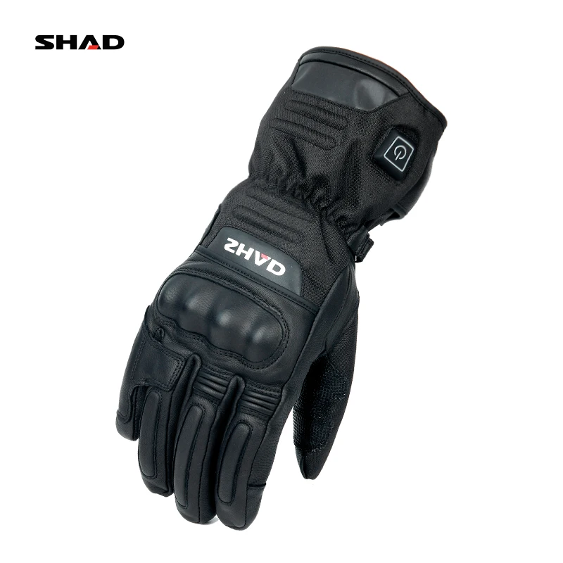 

Motorcycle Leather Heating Gloves Heated Gloves Waterproof Battery Powered Leather Touch Screen Winter Thermal Riding Guantes