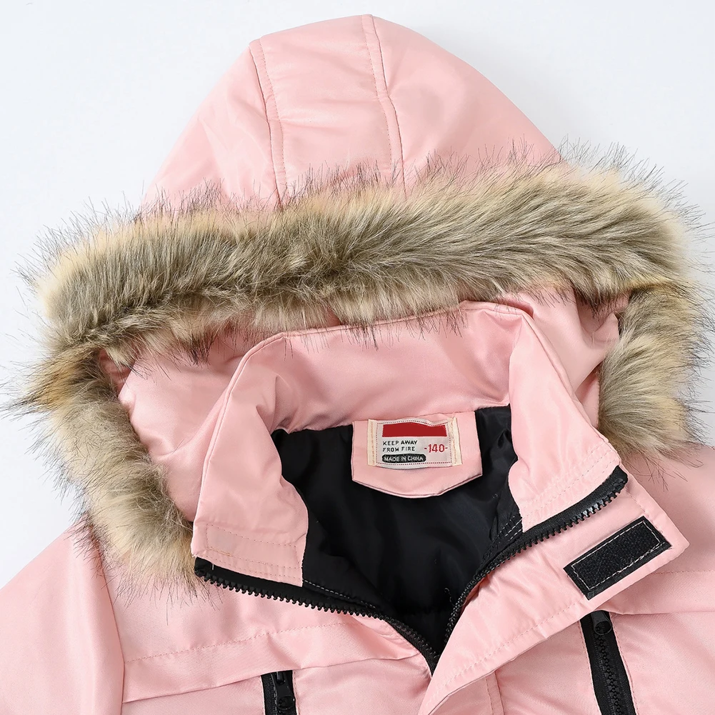 Куртка Bobora для маленьких девочек детская зимняя хлопковая одежда утепленное