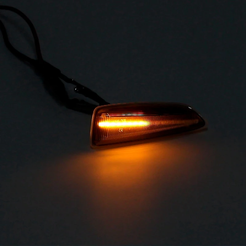2 шт. динамический светодиодные боковые габаритные фонари 12V течет сигнала