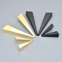 cabinet door golden v shaped handle drawer modern minimalist light luxury nordic clothing kitchen cabinet triangle v shaped