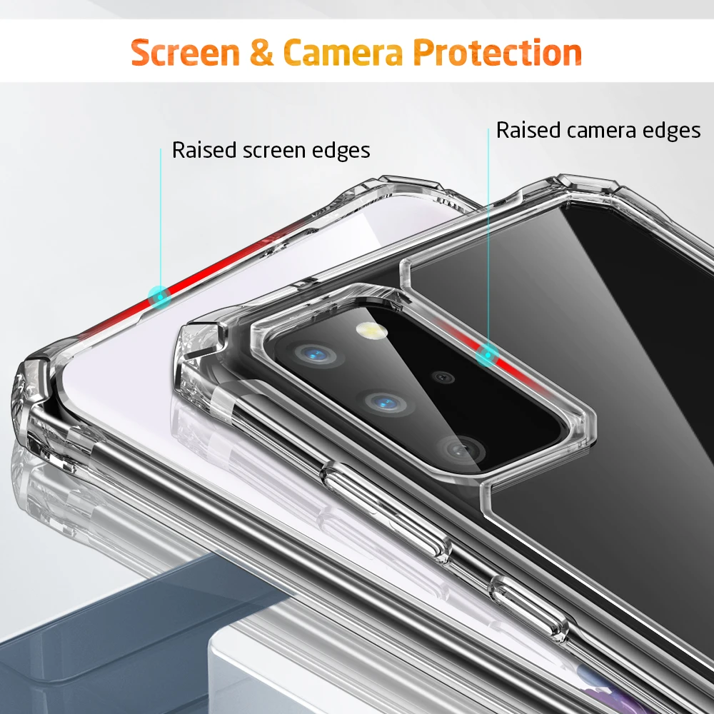 Чехол ESR для Samsung Galaxy S20 Ultra Plus прозрачный чехол воздушный армированный тонкий