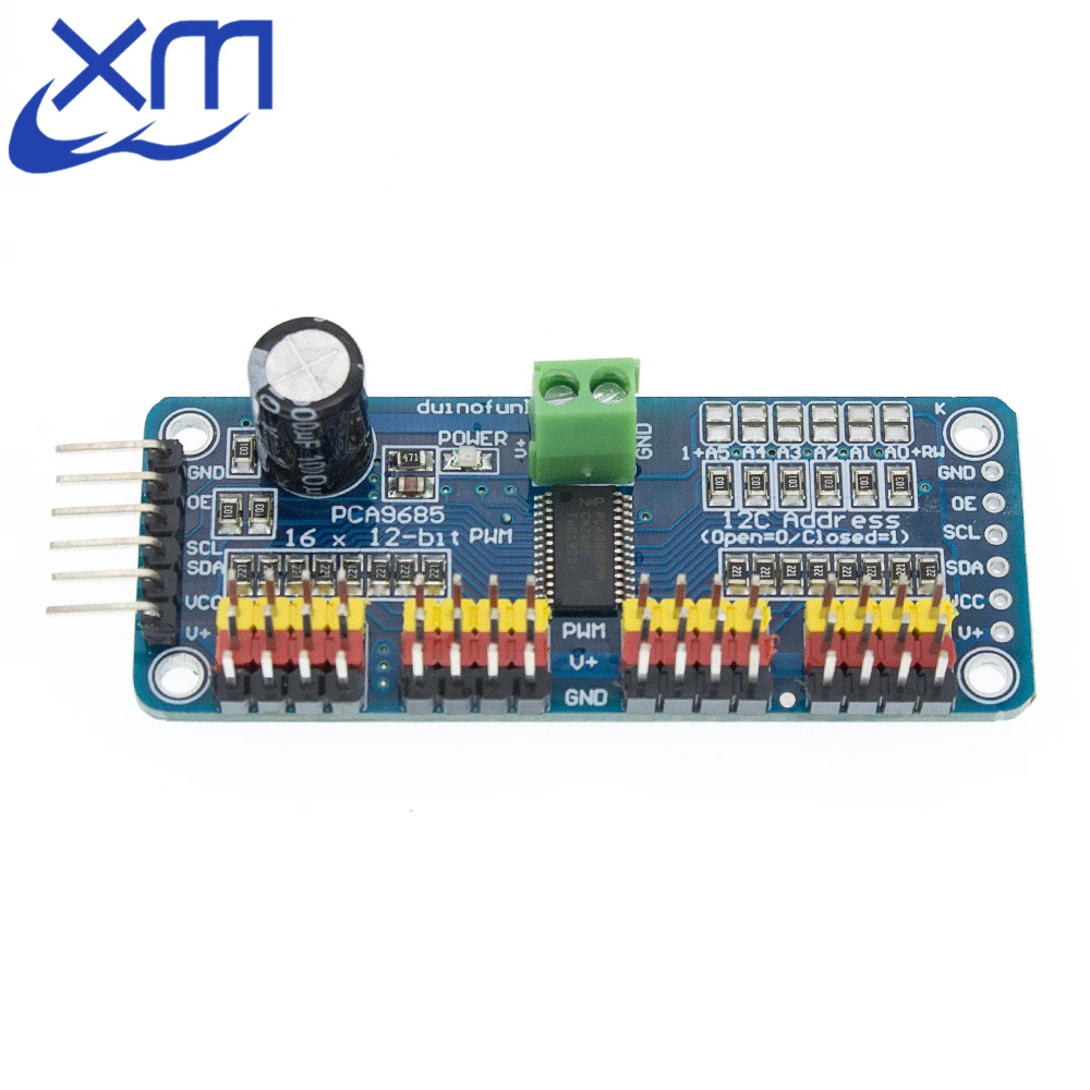 16 канальный 12 битный модуль PWM/серводителя фотоинтерфейса PCA9685|interface module|pwm module16