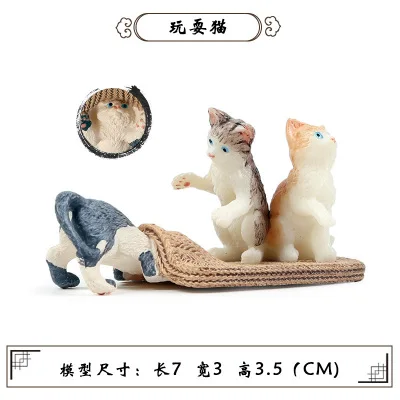 1 шт мини Статуэтка дикого животного имитации твердые игрушки играющие