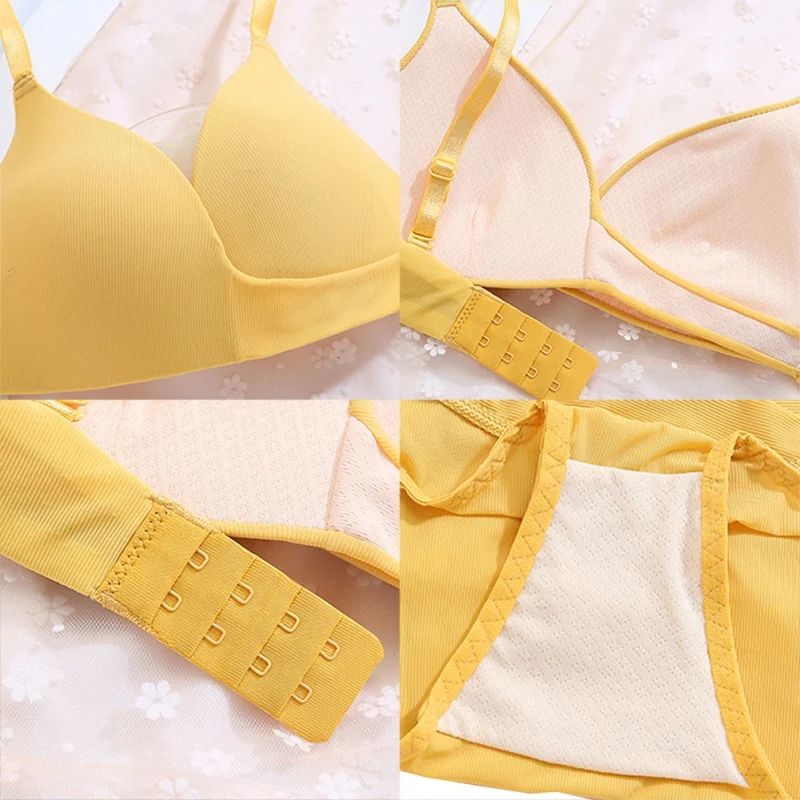 Женский комплект нижнего белья однотонный бюстгальтер пуш ап с чашечкой 3/4 70B 75B 80B