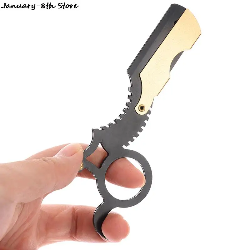 1 Бритва для парикмахера с прямыми краями инструмент стрижки бороды бровей