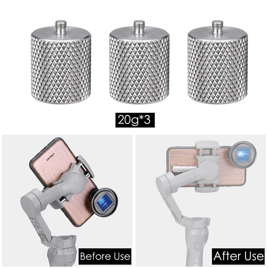 60 г карданный подвес для Dji Osmo Mobile 3 2 Zhiyun Smooth 4 Vimble вес счетчика показа моментов