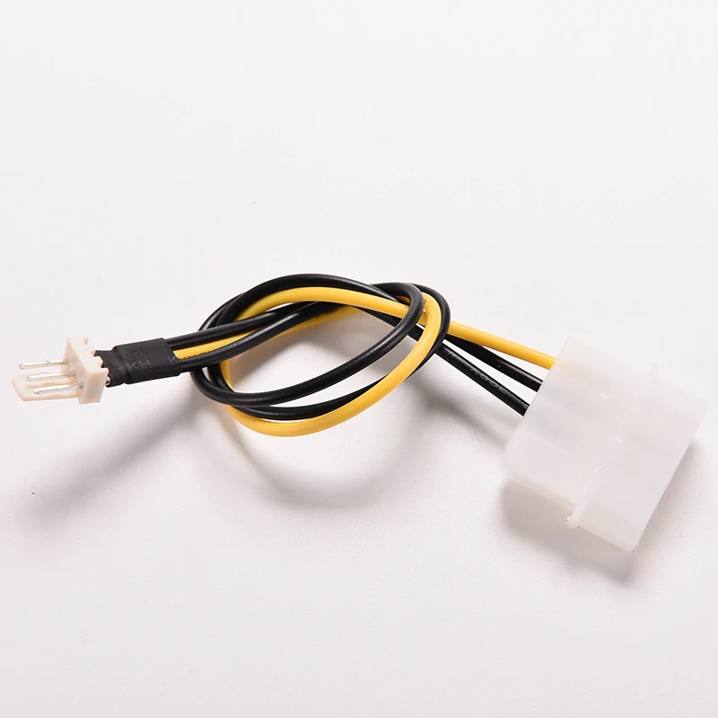 

4-контактный Molex IDE К 3-контактному компьютерному процессору чехол для вентилятора разъем питания кабель адаптер 20 см