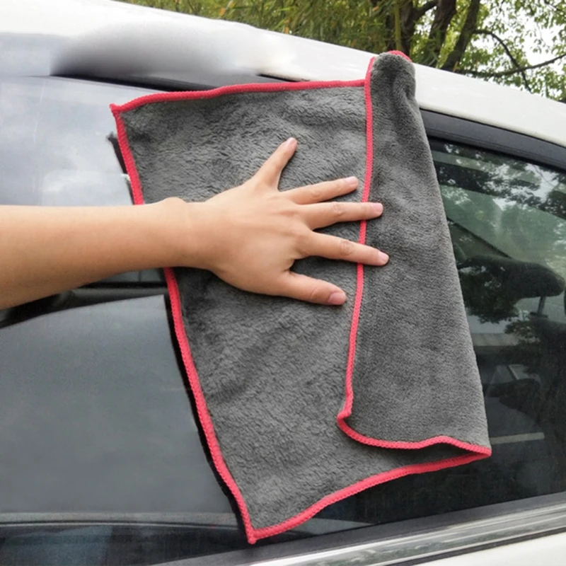 

Multipurpose Plush Coral Fleece Cleaning Towel Household Cleaning Cloth Rag Car Wash Towel Cleaning Tool