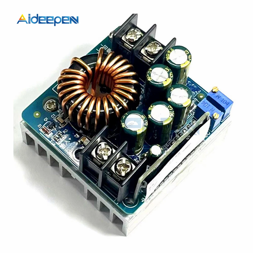 

DC 400W 15A Step-down Buck Converter Constant Voltage Constant Current Power Supply 10.5-60V to 0-45V Voltage Charger Module