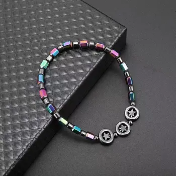 Weight Loss Bracelet - Round Magnetic Colorful Stone 5