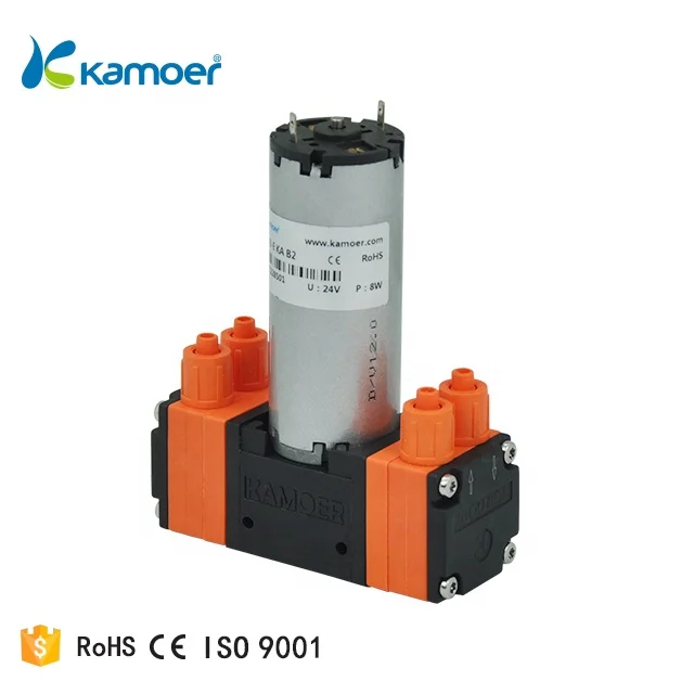Kamoer KLP02 мембранный насос 12/24V коллекторный мотор с одинарный или двойной головкой