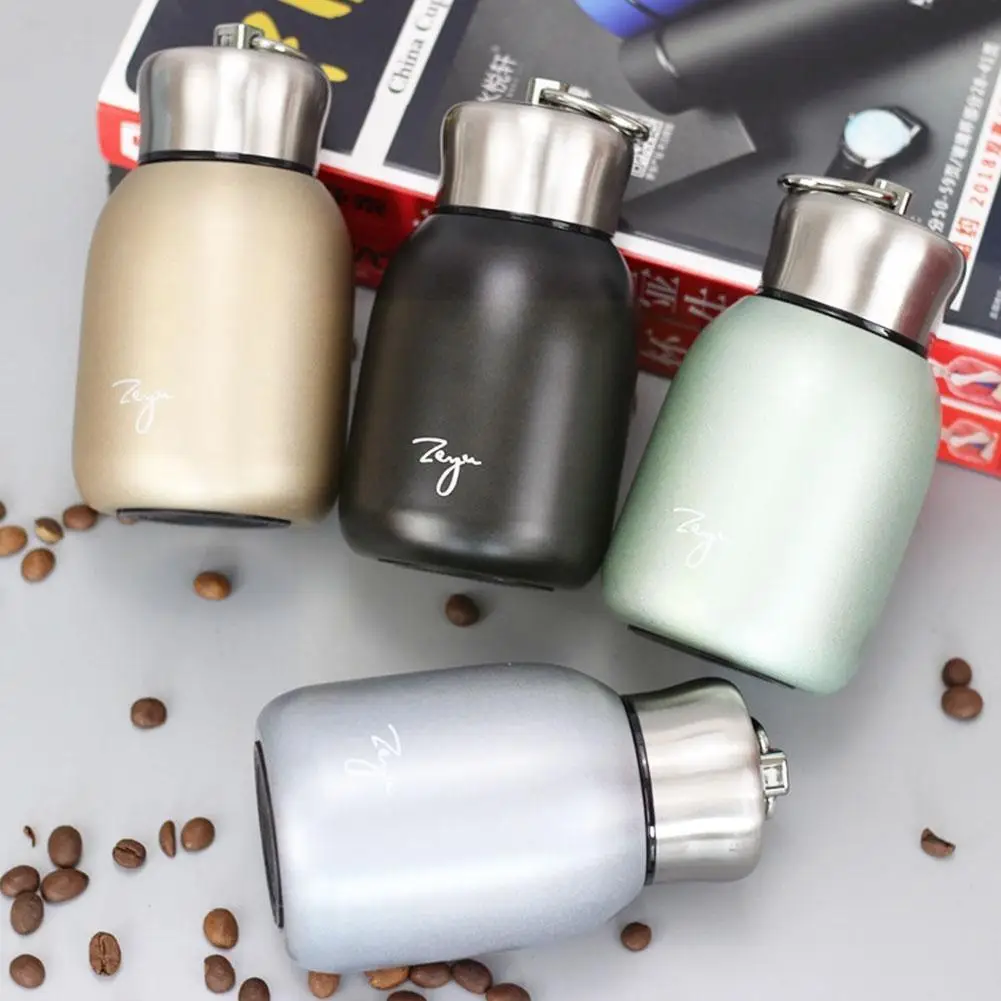 

300ml Creative Mini Coffee Vacuum Flasks Lovely Steel Bottle Cups Kitchen Tools Portable Water Travel