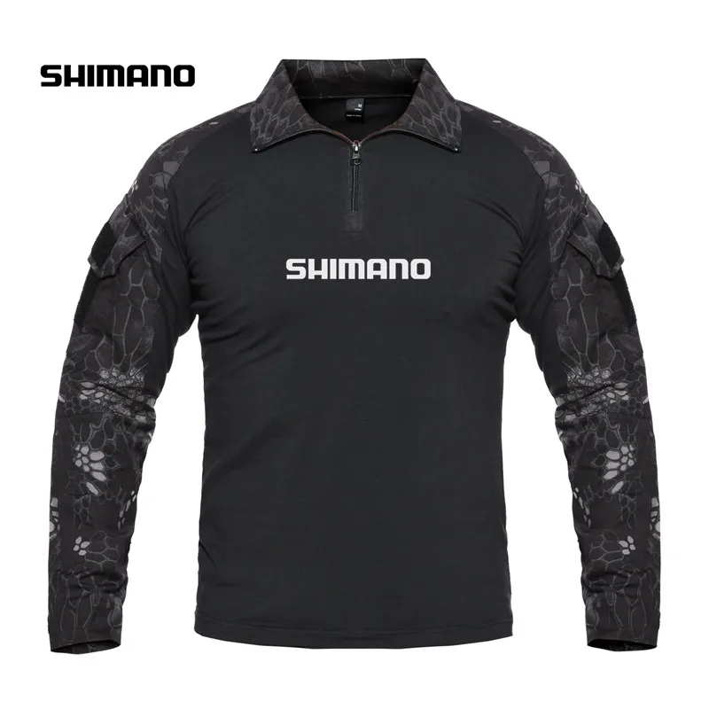 Мужская уличная спортивная рыболовная куртка Shimano износостойкая камуфляжная