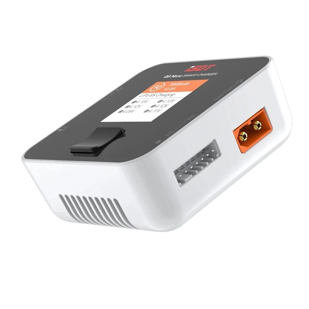 Cargador de bater&iacute;a Lipo ISDT Q6 Nano BattGo 200W 8A, bolsillo colorido para bater&iacute;a Lipo 1-6S-1