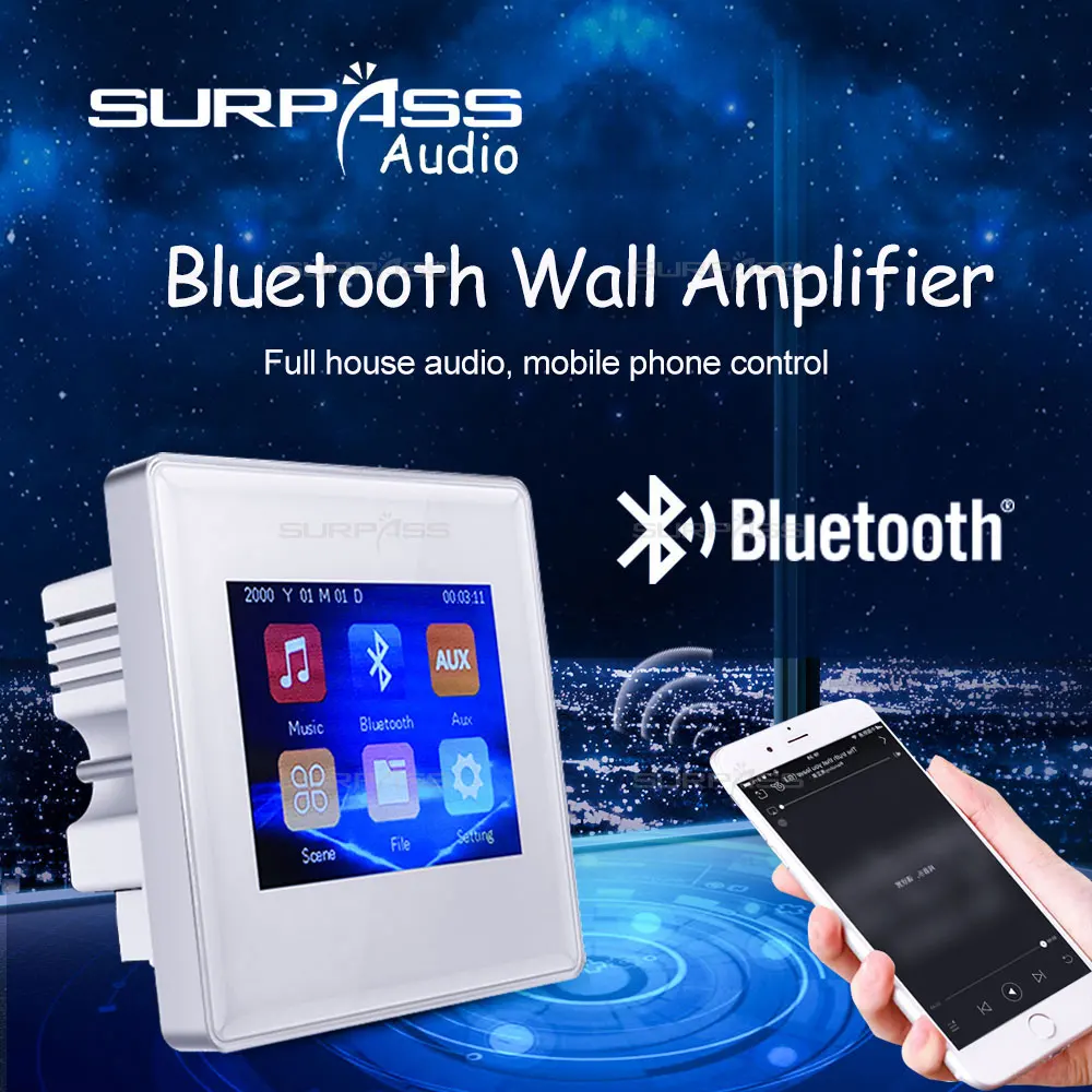 Стереозвук плеер для умного дома фоновая музыкальная система Bluetooth домашний