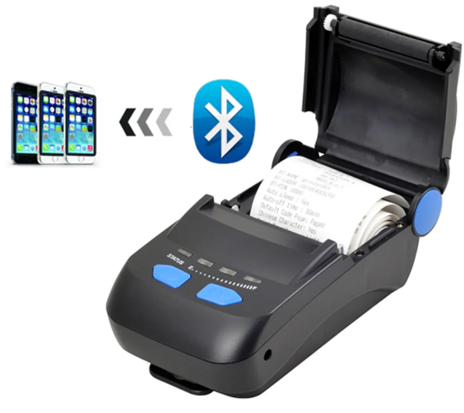 Новинка 58 мм портативный Bluetooth мобильный принтер P300 POS Термальный мини-принтер