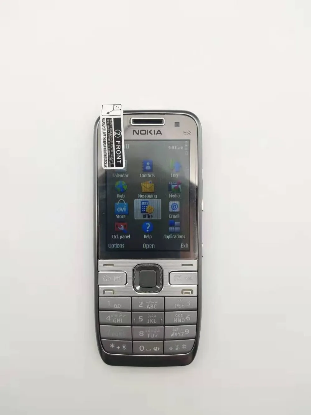 E52 Nokia E52 wifi gps JAVA 3g разблокированный мобильный телефон трубка Русский Арабский Иврит Клавиатура Телефон Восстановленный