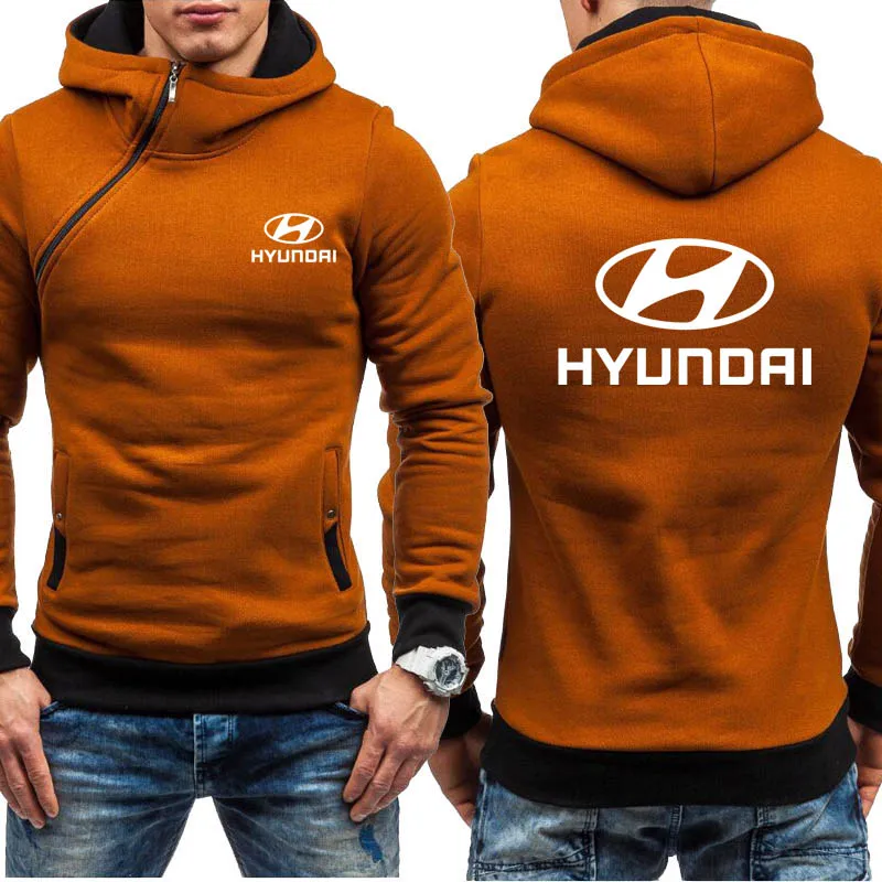 

Spring Autumn Hyundai Car Logo Printing Fashion Casual Cotton Men's Sweatshirt High Quality Men's hooded sweater