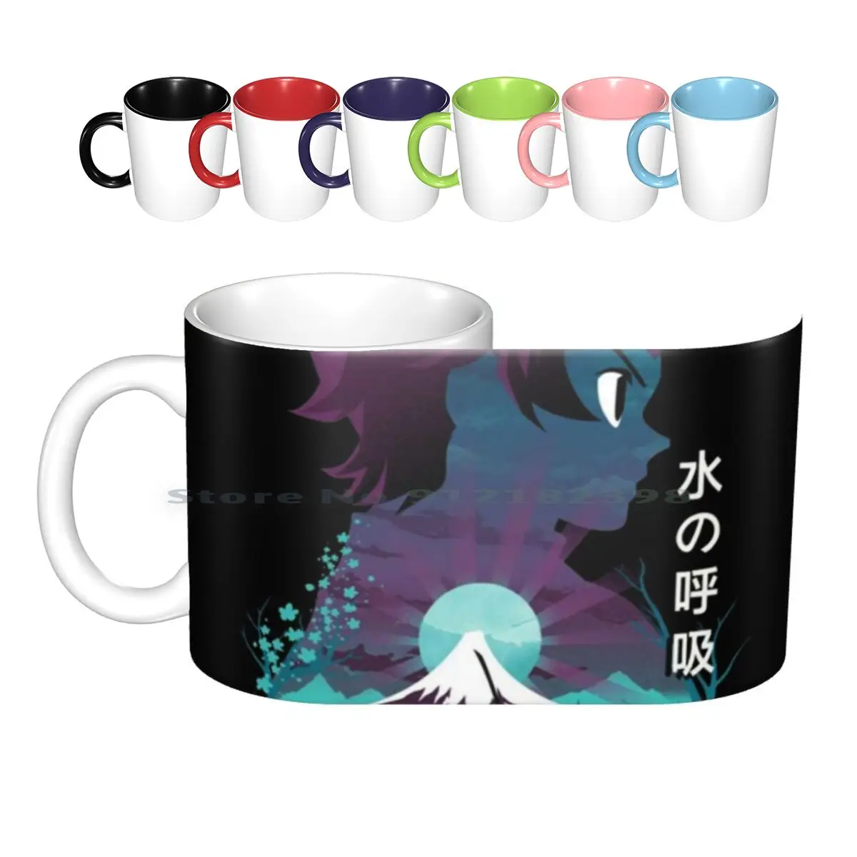 Керамические кружки Asta с изображением черного клевера кофейные чашки кружка для