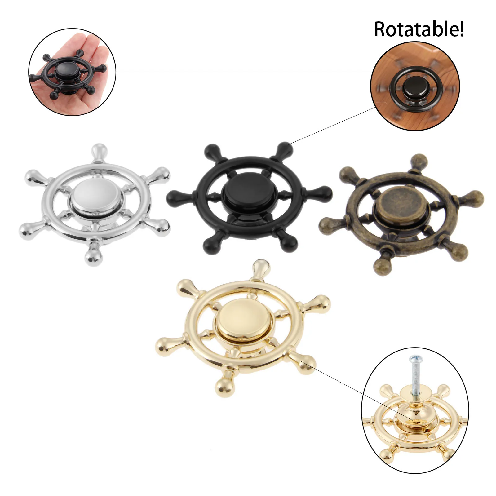 Вращающаяся Мебельная ручка DRELD креативные ручки для мебели подставка шкафа