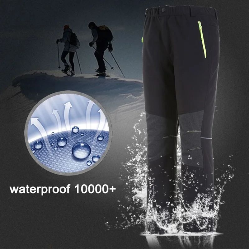 FAVSPORTS мягкие зимние Походные штаны для мужчин и женщин походные термальные