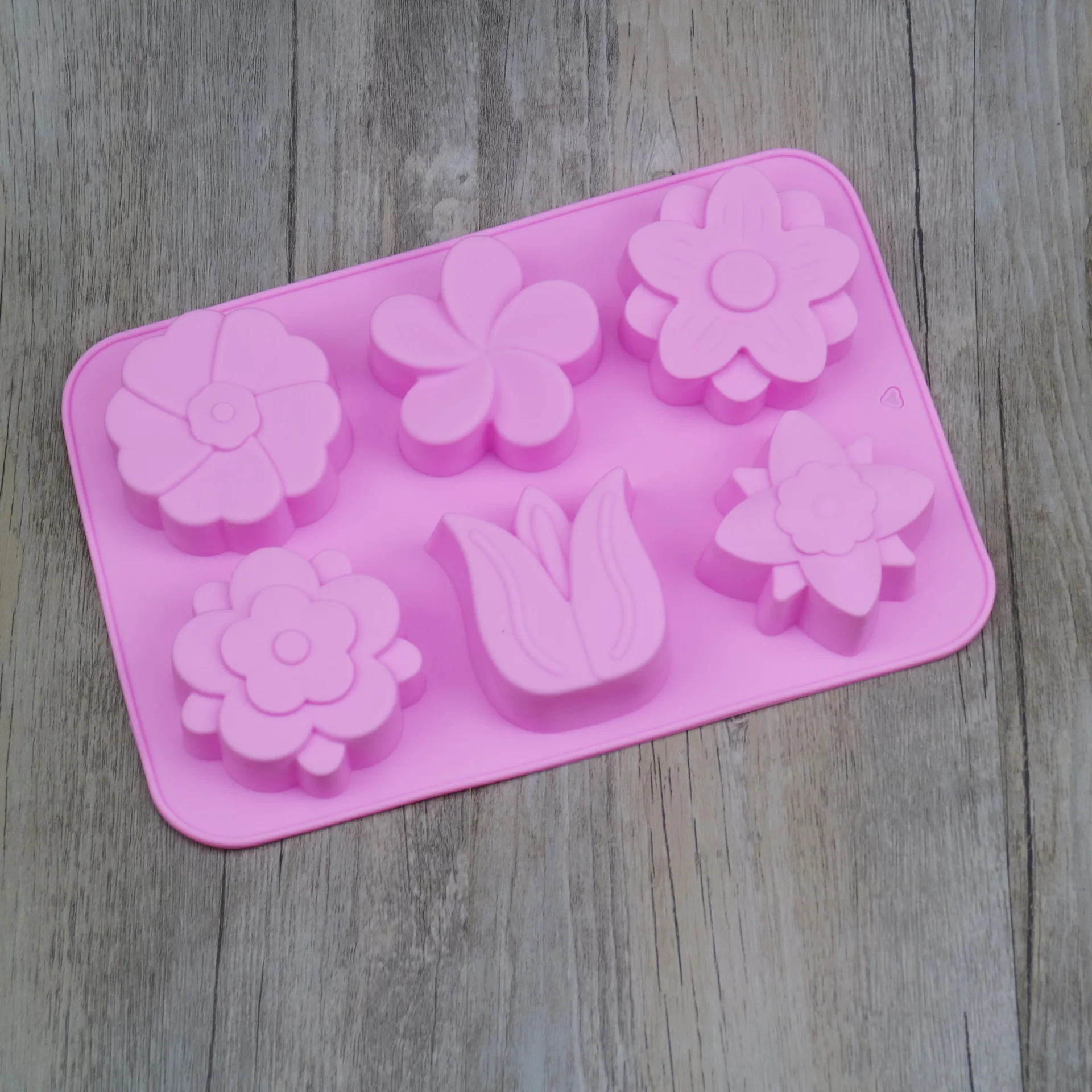 Форма для выпечки тортов силиконовая Необычные форма мыла рук в форме тюльпана