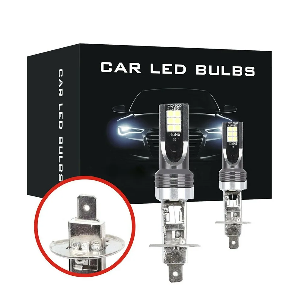 

Conversion H1 LED Lights 2PCS 6500K 9V-32V Accessories High Low Beam Kit