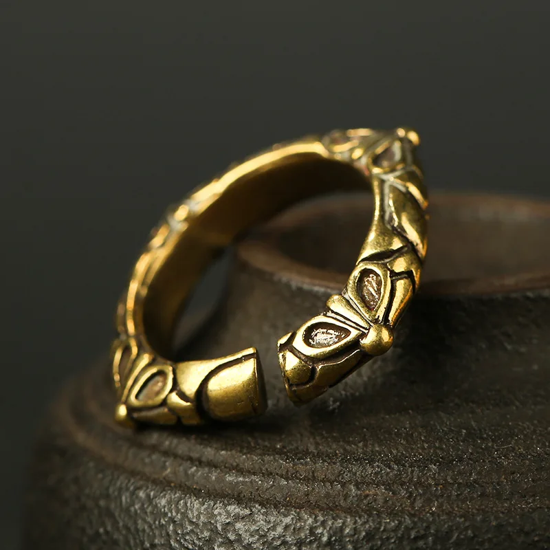 Ручной работы латунная квадратная цепочка для ключей с сердечком старинная