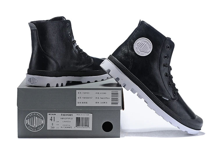 PALLADIUM Pampa одноцветное Ranger кроссовки TP Для мужчин высокие ботильоны удобные высококачественные повседневные мужские туфли на шнуровке Размеры; большие размеры 39-45