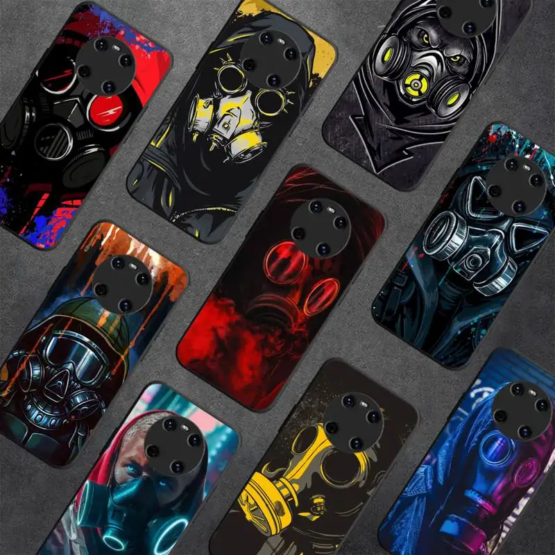 

DJ Man Antigas mask Phone Case For Huawei Y5 Y62019 Y52018 Y92019 Funda Case for 9prime2019