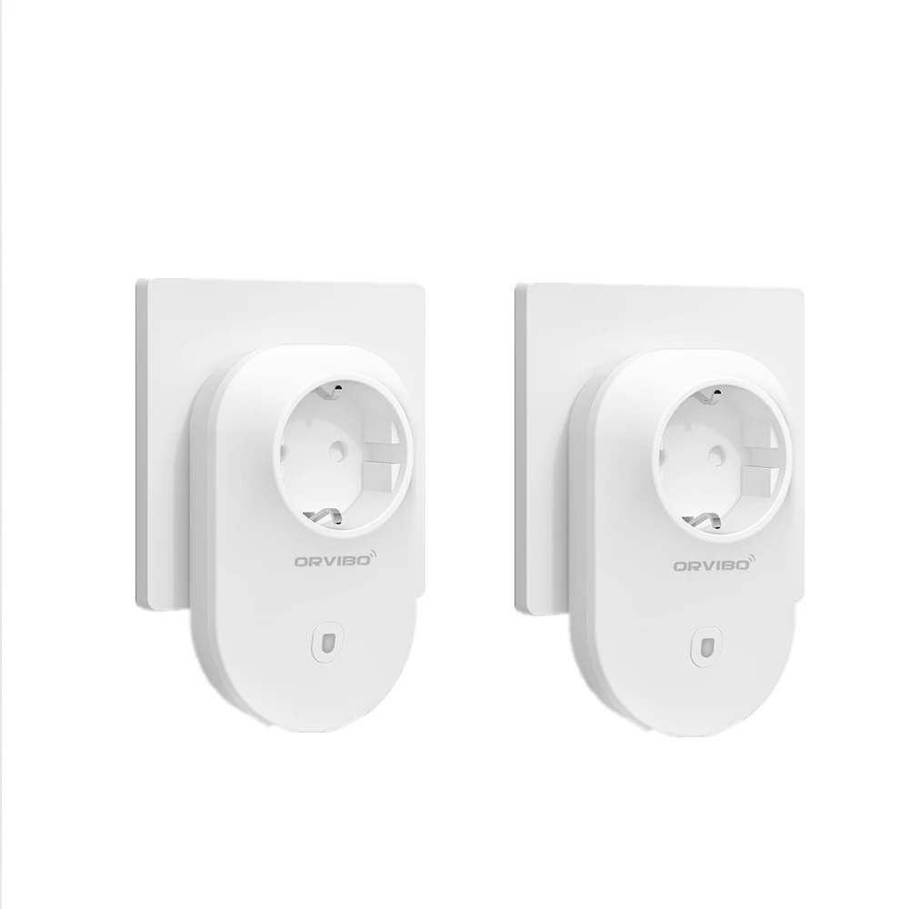 

2PCS OVRIBO EU WiFi Smart Plug 10A timely Turn on/off Home appliances by WiWO Smart IOS and Andriod app