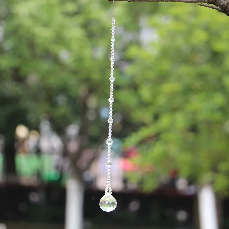 1 шт. прозрачная Хрустальная подвесная люстра в виде Ловца солнца|Ловцы снов и