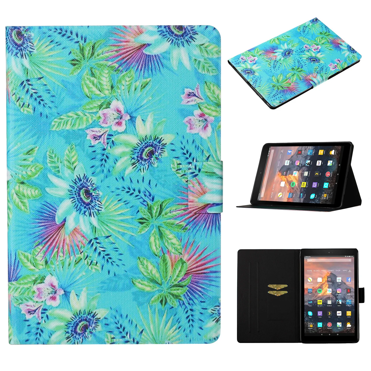 Чехол для Coque Amazon Kindle Paperwhite 6 0 дюймов цветок Сова из искусственной кожи чехол 1 2 3 4