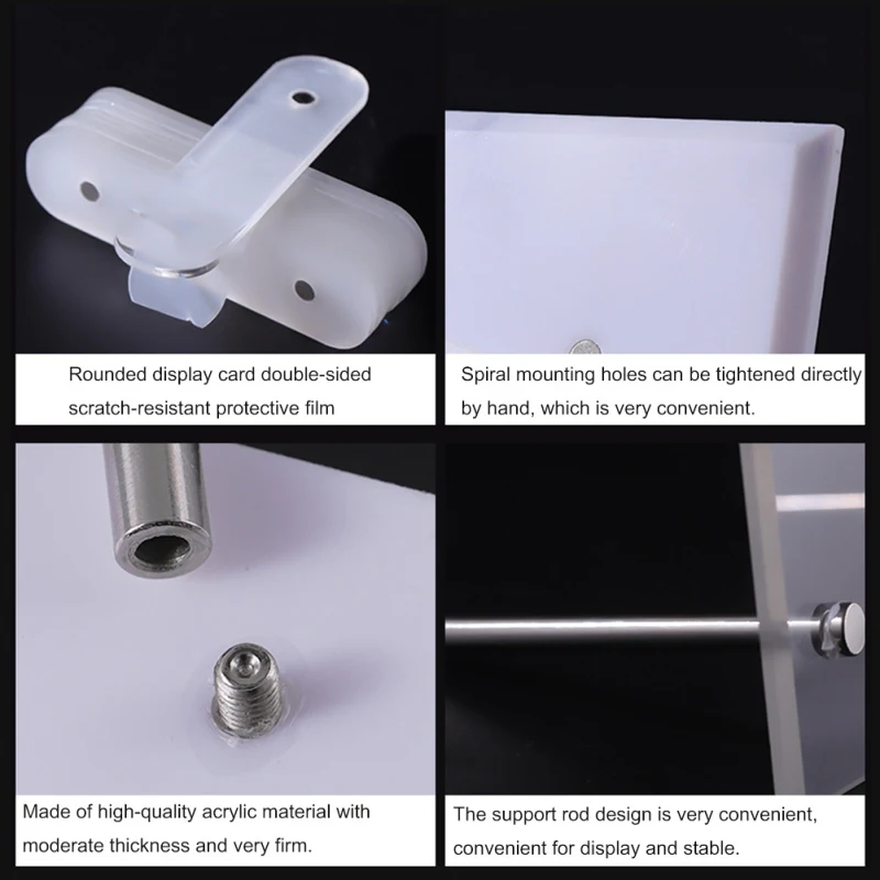 Прозрачная акриловая Пыленепроницаемая витрина для нейл-арта демонстрационная