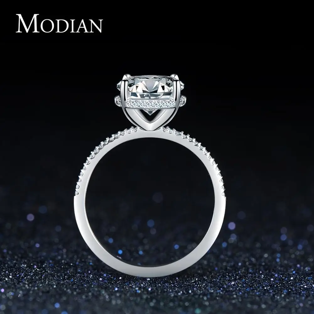 Modian новый дизайн модное очаровательное Сверкающее десять сердец прозрачный