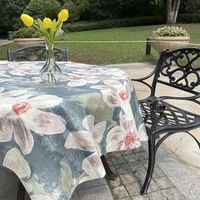 european pastoral style lily flower table decoration rectangular tablecloth wedding decoration shooting background cloth