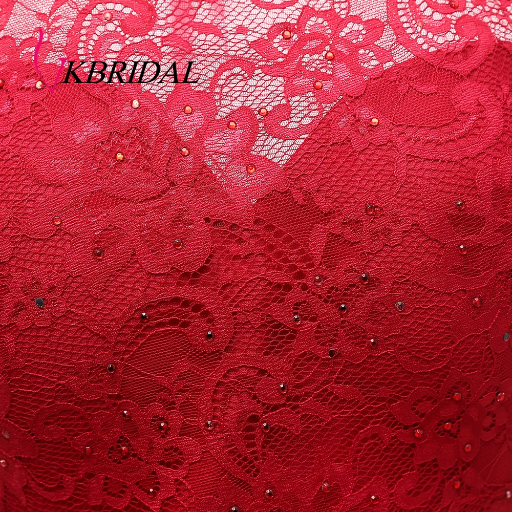 Vkbridal/двухкомпонентное кружевное платье для выпускного вечера длинное бальное со