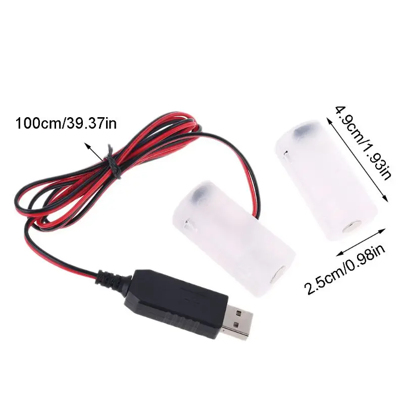 Блок питания LR14 C сменный блок USB 1-4 шт. аккумулятор 1 5 в M5TD | Электроника