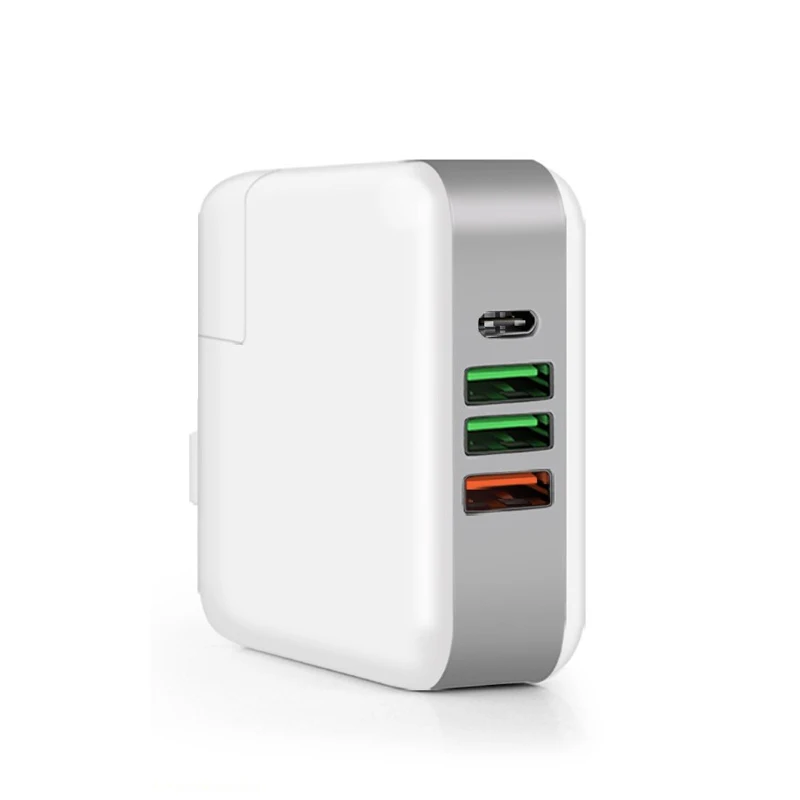 61 Вт PD3.0 зарядное устройство Быстрая USB C 4 порта настенное A 24 QC4.0 3 0 для Apple MacBook/iPhone11