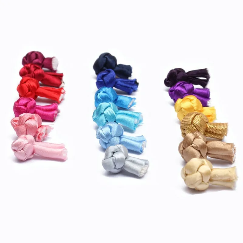 5 шт. запонки Шелковый узелок для мужчин китайский узел сделанный вручную манжеты