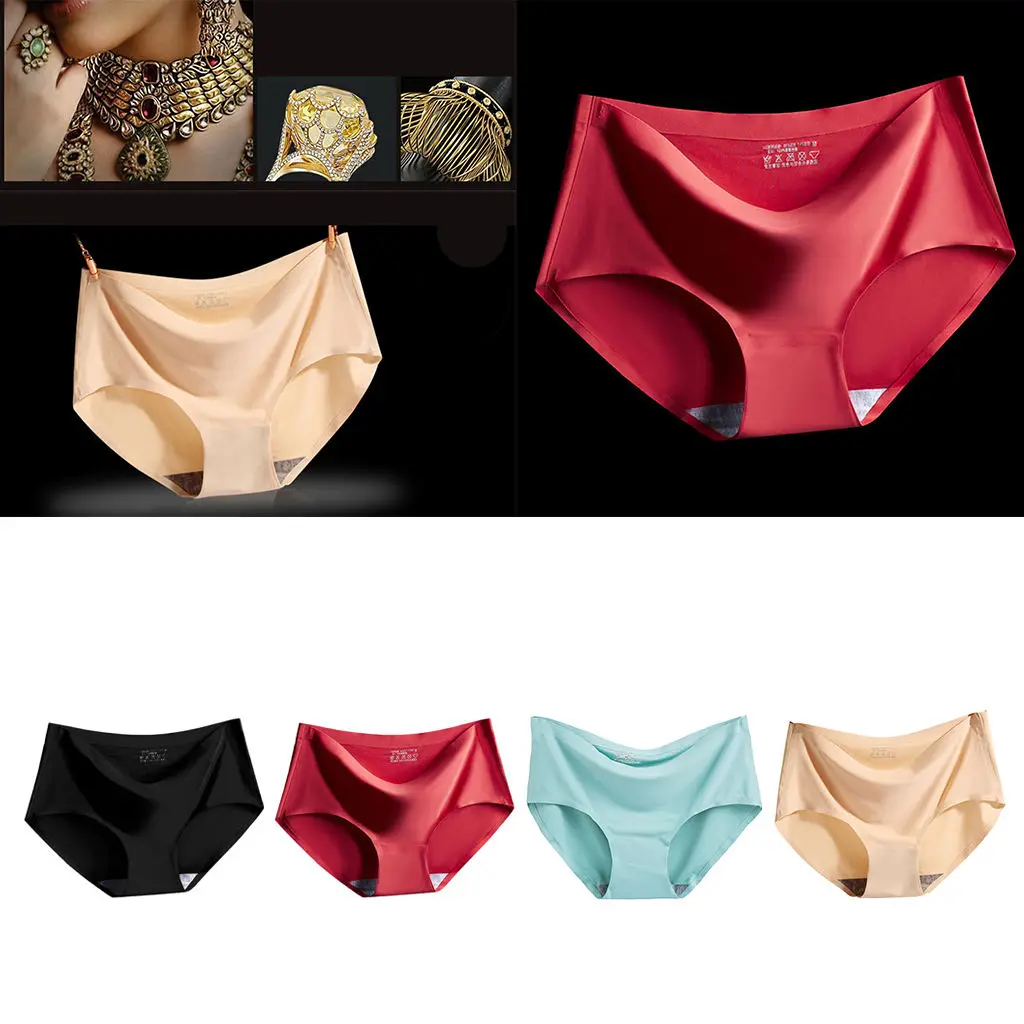 

Womens Panties Briefs Stretchy Solid Mid Rise Everyday Underwear
