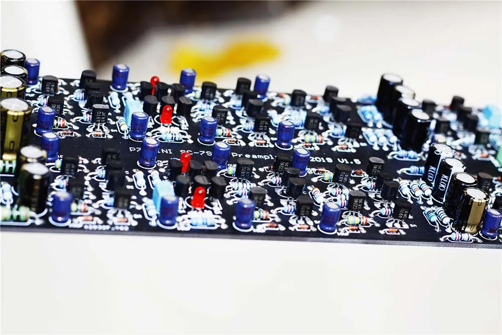 Lusya P7 полное разделение HIFI ламповый предусилитель вакуумный Ламповый фонокорректор база на Marantz 7 SC-7S2 предусилитель DIY kit T0302
