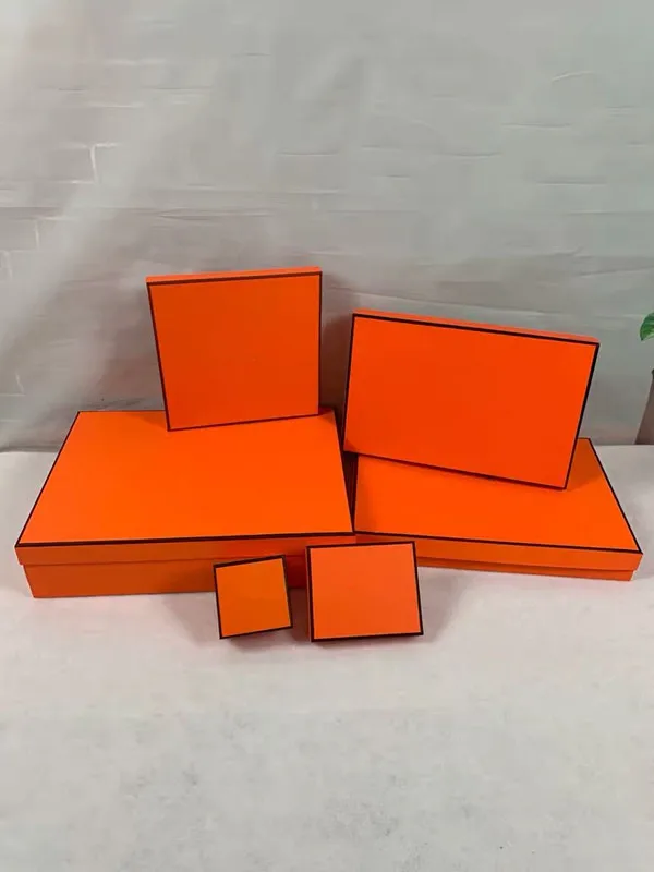 Фото Ее оранжевый набор в коробке высокого качества упаковочная коробка | Украшения и