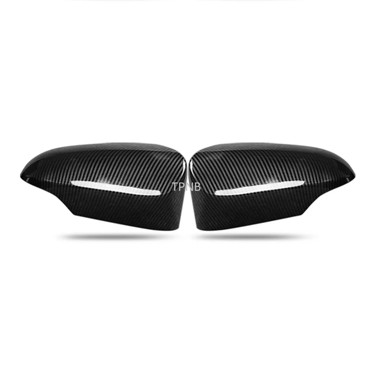 2 шт. углеродного волокна ABS хромированные Зеркало заднего вида Накладка для Camry