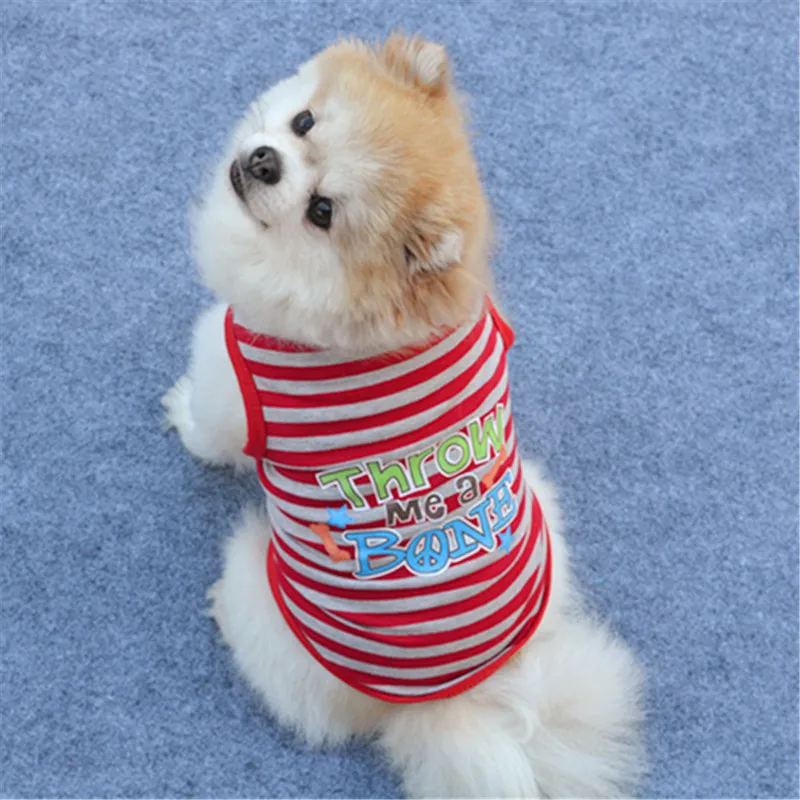 

Wholesale Pet Clothing for Small Breeds Dogs Puppy Summer Clothes Kong Dog Vest Chihuahua Clothes Cat Vest Xxxs T-shirt for Dogs