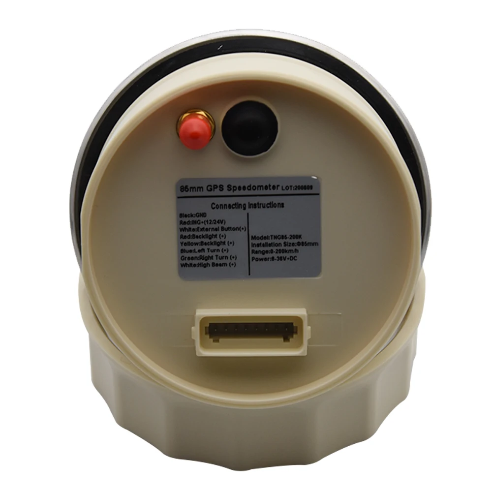 GPS измеритель скорости с датчиками одометр 85 мм 200 км/ч антенной