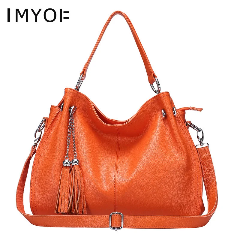 Женская сумка из натуральной кожи мягкой воловьей роскошная женская на плечо