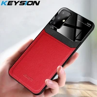 KEYSION Leather Case for Samsung A51 A71 A52 A72 A70 A50 A21S Phone Cover for Galaxy S21 Ultra S20 Note Plus S10 Lite