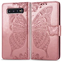 butterfly flip case for samsung galaxy s10 s9 s8 plus s7 edge a10s a20e a30s a40 a50 s a70 a80 j2 core a8 j6 j4 plus 2018 cover