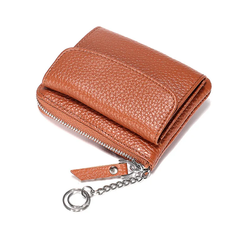 Женский кошелек Feamle кожаные кошельки из натуральной кожи женские цепь мини сумка